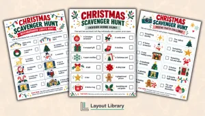 Featured Image - Free Printable Christmas Scavenger Hunt