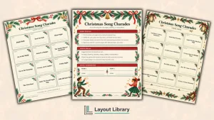 Free Printable Christmas Song Charades Featured Image - Free Printable Christmas Song Charades