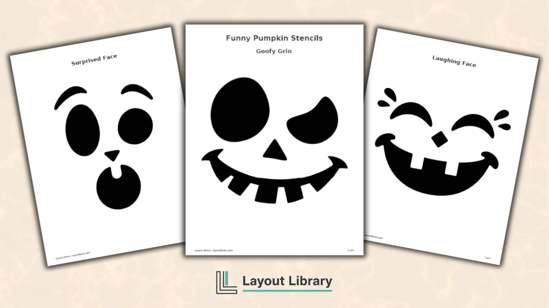 Featured Image - Free Printable Funny Pumpkin Stencils