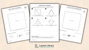 Free Printable Halloween Origami