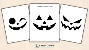 Featured Image - Free Printable Pumpkin Faces