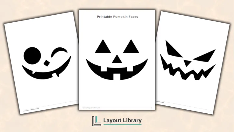 Featured Image - Free Printable Pumpkin Faces
