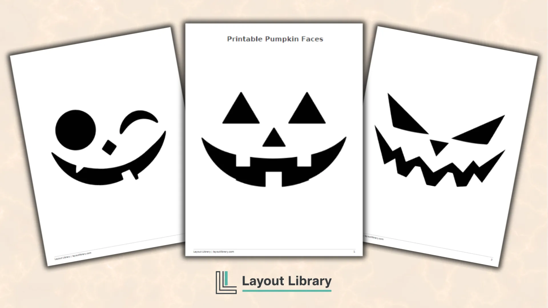 Featured Image - Free Printable Pumpkin Faces