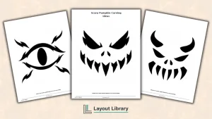 Free Printable Scary Pumpkin Carving Ideas Featured Image - Free Printable Scary Pumpkin Carving Ideas