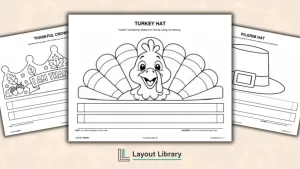 Featured Image - Free Printable Thanksgiving Hats