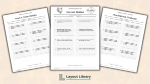 Free Printable Thanksgiving Riddles Free Printable Thanksgiving Riddles