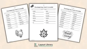 Free Printable Thanksgiving Word Scramble Free Printable Thanksgiving Word Scramble