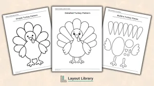 Featured Image - Free Printable Turkey Patterns