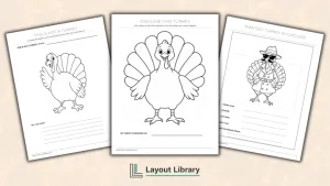 Featured Image - Free Printable Turkey in Disguise Templates