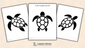 Free Printable Turtle Pumpkin Stencils Free Printable Turtle Pumpkin Stencils