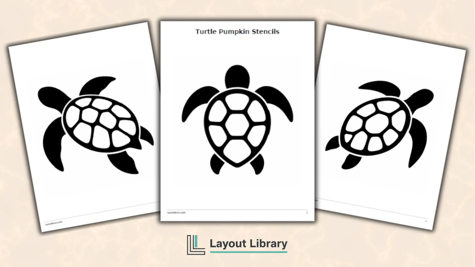 Free Printable Turtle Pumpkin Stencils
