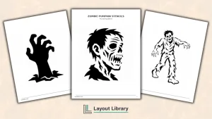 Free Printable Zombie Pumpkin Stencils