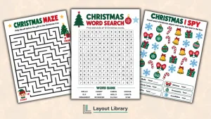 Featured Image - Free Printable Christmas Activity Sheets