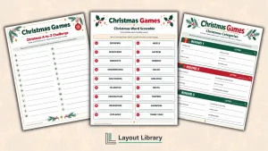 Featured Image - Free Printable Christmas Games