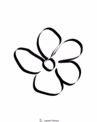 5 Petal Flower Template Screenshot 3