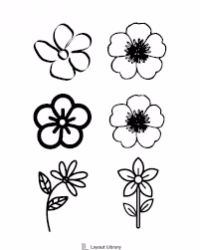 5 Petal Flower Template Screenshot 4