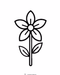 5 Petal Flower Template Screenshot 5