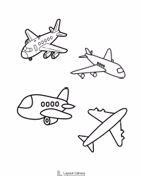 Free Airplane Printable Template Screenshot 2