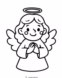 Free Printable Angel Templates Screenshot 1