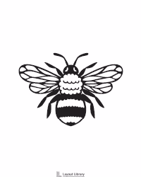 Free Printable Bumble Bee Screenshot 4