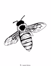 Free Printable Bumble Bee Screenshot 7