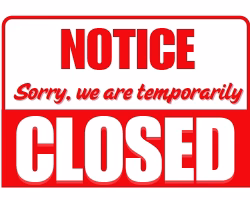 Free Printable Closed Signs Screenshot 1