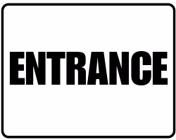 Free Printable Entrance Sign Screenshot 2
