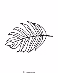 Free Printable Tropical Leaf Stencil Screenshot 2