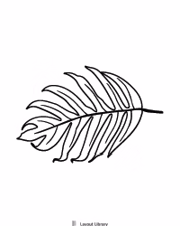Free Printable Tropical Leaf Stencil Screenshot 2