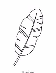 Free Printable Tropical Leaf Stencil Screenshot 3