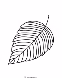 Free Printable Tropical Leaf Stencil Screenshot 4