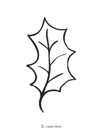 Free Printable Tropical Leaf Stencil Screenshot 5