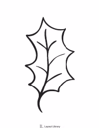 Free Printable Tropical Leaf Stencil Screenshot 5