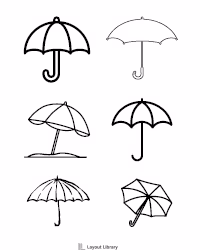 Free Printable Umbrella Pattern Screenshot 9