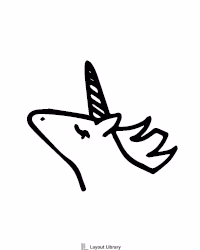Free Printable Unicorn Template Screenshot 4