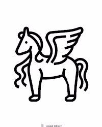 Free Printable Unicorn Template Screenshot 5