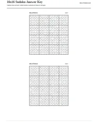 Free Printable 16x16 Sudoku Screenshot 7