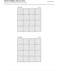 Free Printable 16x16 Sudoku Screenshot 8