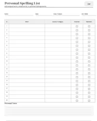 Free Printable 6th Grade Spelling Words Screenshot 6