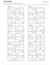 Free Printable 6x6 Sudoku Screenshot 2