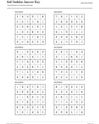 Free Printable 6x6 Sudoku Screenshot 4
