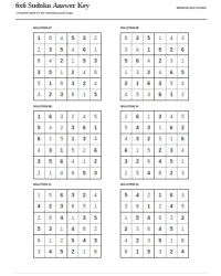 Free Printable 6x6 Sudoku Screenshot 5