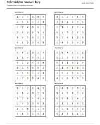 Free Printable 6x6 Sudoku Screenshot 6