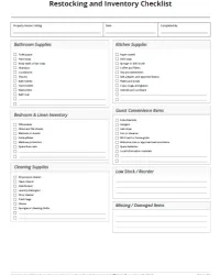 Free Printable Airbnb Checklist Screenshot 3