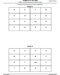 Free Printable Algebra Games Screenshot 3