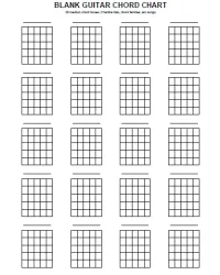 Free Printable Blank Guitar Chord Chart Screenshot 2