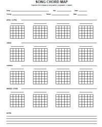 Free Printable Blank Guitar Chord Chart Screenshot 4