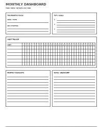 Free Printable Bullet Journal Monthly Calendar Screenshot 4