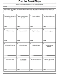 Free Printable Find the Guest Game Screenshot 2