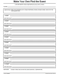 Free Printable Find the Guest Game Screenshot 5